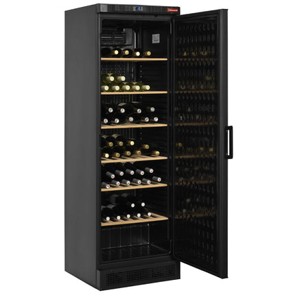 Planche à vin, ventilée, 380 litres, NOIR