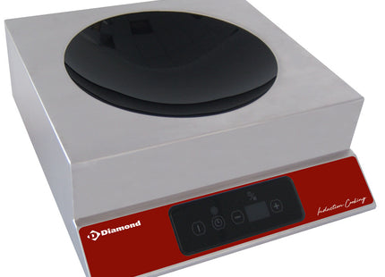 Induksjonsplate "wok" 3500 watt, taktile taster
