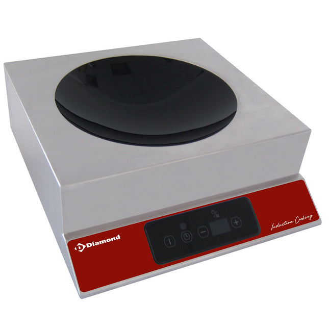 Induktionsplade "wok" 3500 watt, taktile taster