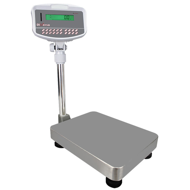 Balance électronique en acier inoxydable avec colonne, 32Kg x 1g