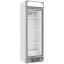 Negative ventilated display case 374 liters - 5 fixed levels with lightbox - WHITE