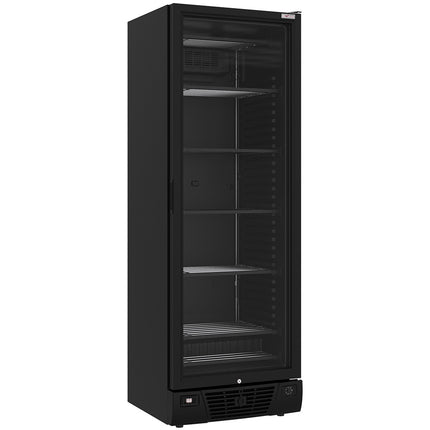 Negativ ventilerad monter 382 liter - 5 fasta nivåer - SVART