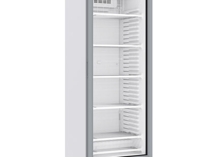Negative ventilated display case 382 liters - 5 fixed levels - WHITE
