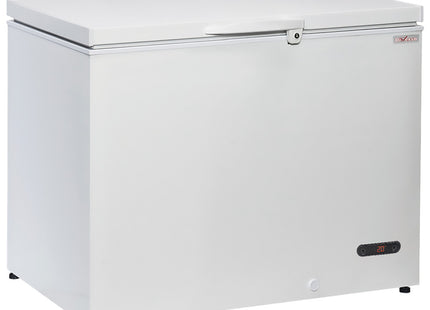 Bottle cooler - trunk model, 300 liters, Solid hinged lid