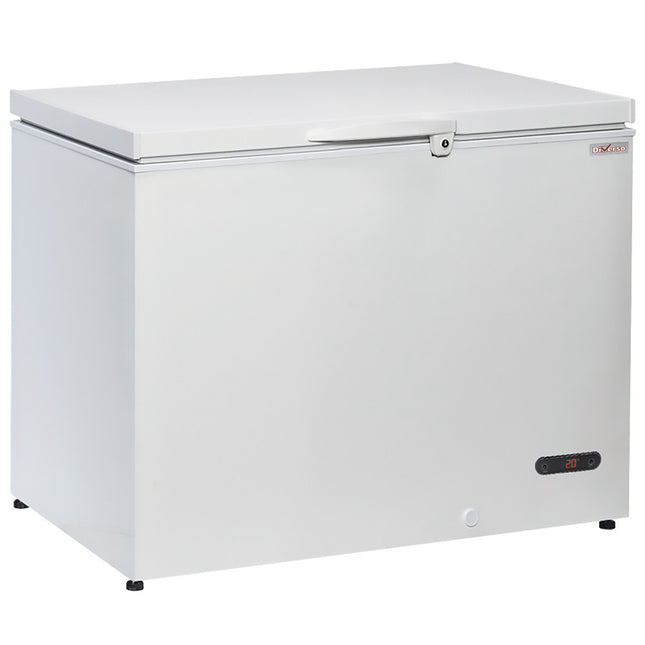 Flaskkyl - Trunkmodell, 300 liter, Solid gångjärnslock