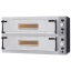 Electric oven 2x 3 pizzas diam. 350mm, 2 rooms