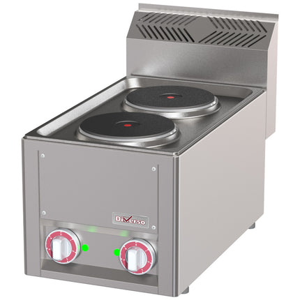 Kogebord - Elektrisk 2 plader, -Top-