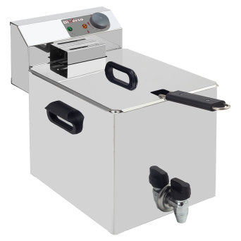 Friteuse électrique de table 8 litres + robinet