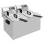 Friteuse électrique de table 2x 7 litres