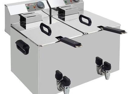 Friture - bordmodel - EL - 2x 8 liter + hane