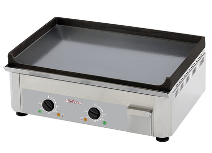 Elektrisk grillplatta, dubbel, emaljerad