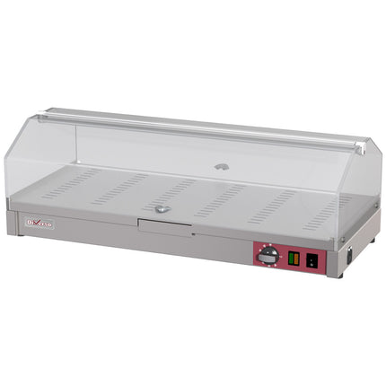 Countertop heated display case, 1 level L800mm