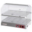 Countertop heated display case, 2 levels L500mm