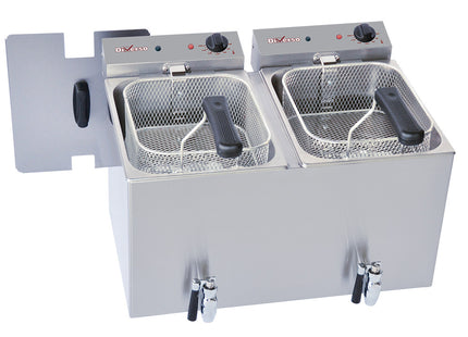 Friture - bordmodel - EL - 2x 8 liter + hane