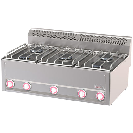 Cuisinière à gaz 5 feux, -Top-