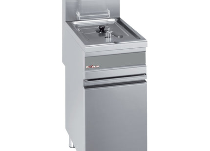 Friteuse gaz mono cuve 15 litres sur placard