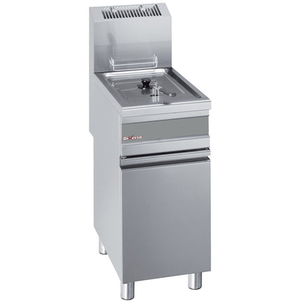 Friteuse gaz mono cuve 15 litres sur placard