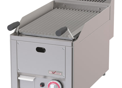 Lava stone grill on gas -Top-