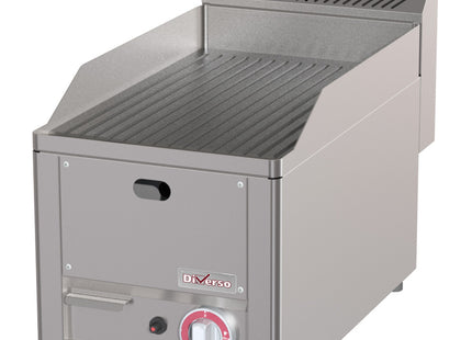 Grooved gas griddle -Top-