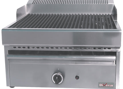 Gas steam-grill with cooking grid in cast iron -Top-