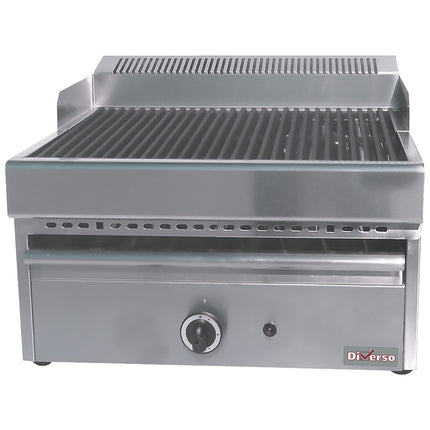 Gas steam-grill with cooking grid in cast iron -Top-