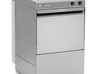 Glasswasher basket 400x400 mm, with drain pump and detergent dispenser