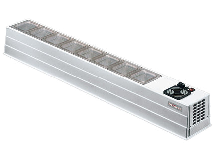 Kjølt næringsmiddelstruktur 8x GN 1/6 h150 mm
