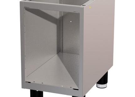 Meuble "support" en inox 330 mm (sans portes)