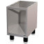Meuble "support" en inox 330 mm (sans portes)