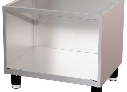 Meuble "support" en inox 660 mm (sans portes)