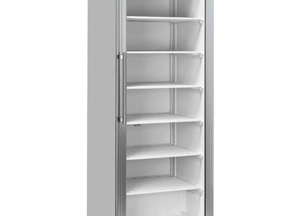 Frysskåp, glas Dörr, statisk, 400 liter - Rostfritt stål