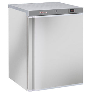 Congélateur statique, 200 litres. acier inoxydable