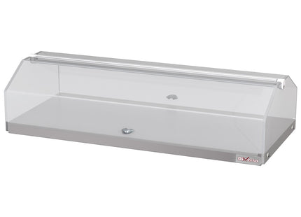 Countertop neutral display case, 1 level L800mm