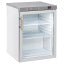 Réfrigérateur ventilé, porte vitrée, 200 litres - blanc