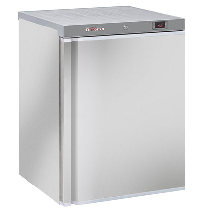Ventilert kjøleskap, 200 liter. rustfritt stål
