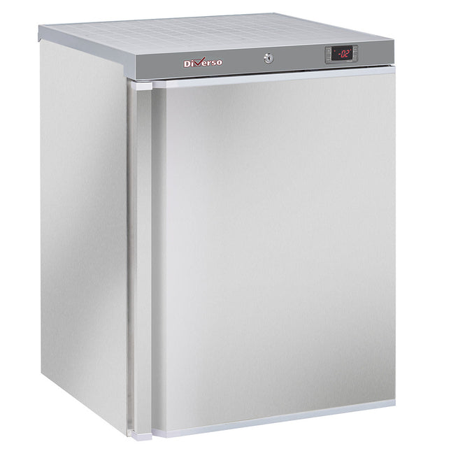 Ventilated refrigerator, 200 liters. stainless steel