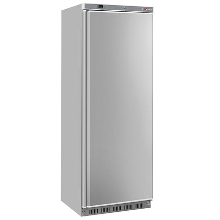 Ventileret køleskab, 400 liter. rustfrit stål