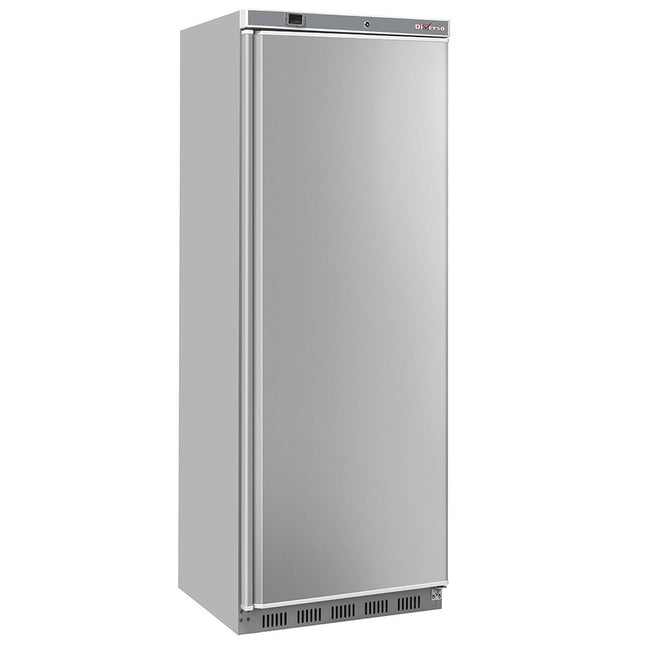 Réfrigérateur ventilé, 400 litres. acier inoxydable
