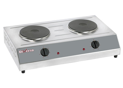 Table top electric stove, 2 plates Ø 190mm