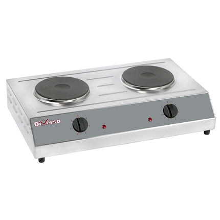 Cuisinière électrique de table, 2 plaques Ø 190mm