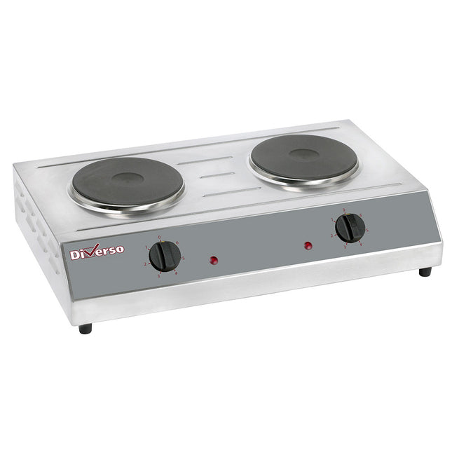 Table top electric stove, 2 plates Ø 190mm