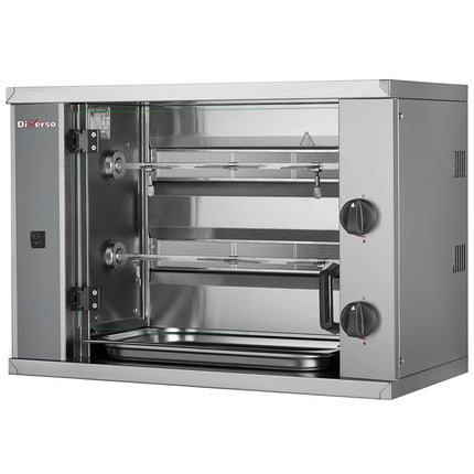 Gas chicken roaster, 2 spits (6 chickens) SMALL