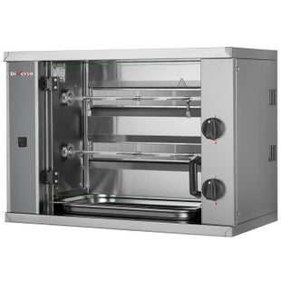 Gas chicken roaster, 2 spits (6 chickens) SMALL