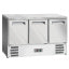 Refrigerated counter 3 doors GN 1/1