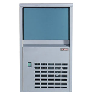 Machine à glaçons pleine, (14 gr) 24kg/24h avec rangement 6 kg inox