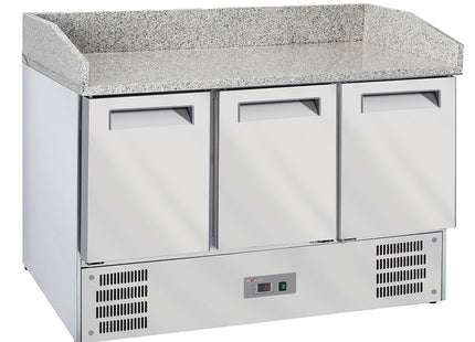 Pizzadisk 3 døre GN 1/1, Granit bordplade