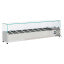 Refrigerated structure 8x GN 1/4 - 150 mm, with sneezeguard