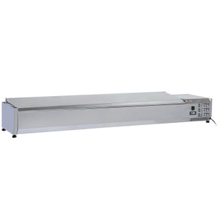 Clayette supérieure 10x GN1/4 - 150 mm, avec couvercle en acier inoxydable