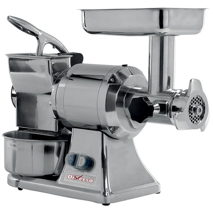 Combination meat grinder n° 12 and parmesan grater