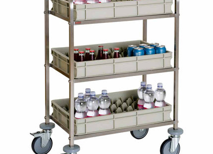 Carriage for minibars filling